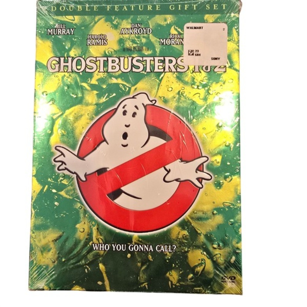 😀 🆕️ Ghostbusters 1 & 2 Double Feature‎ DVD Gift Set Movie Scrapbook New